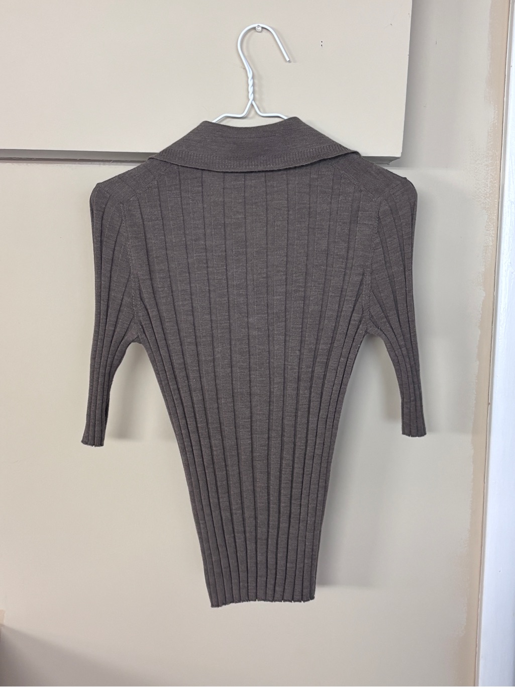 Nackiye Sugarman Virgin Wool Rib Polo — image 6 of 6